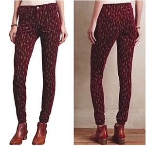 Pilcro and the Letterpress Purple Skinny Pants